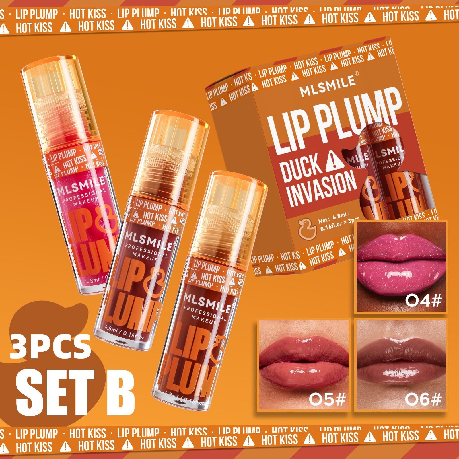 (3 pcs * 2 sets) Special Offer Hydrating Lip Glow Oil, Plumping Lip Gloss, Moisturizing Lip Oil Gloss,  Transparent Moisturizing Lip Balm, Natural Lip Plumper, Make Lips Fuller and Moisturizing C43C03