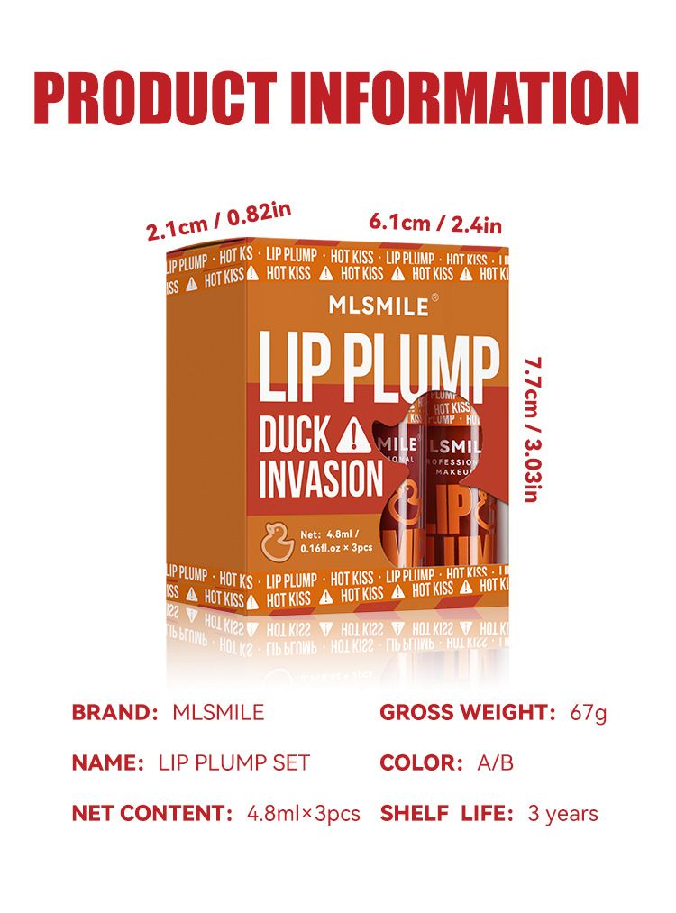(3 pcs * 2 sets) Special Offer Hydrating Lip Glow Oil, Plumping Lip Gloss, Moisturizing Lip Oil Gloss,  Transparent Moisturizing Lip Balm, Natural Lip Plumper, Make Lips Fuller and Moisturizing C43C03