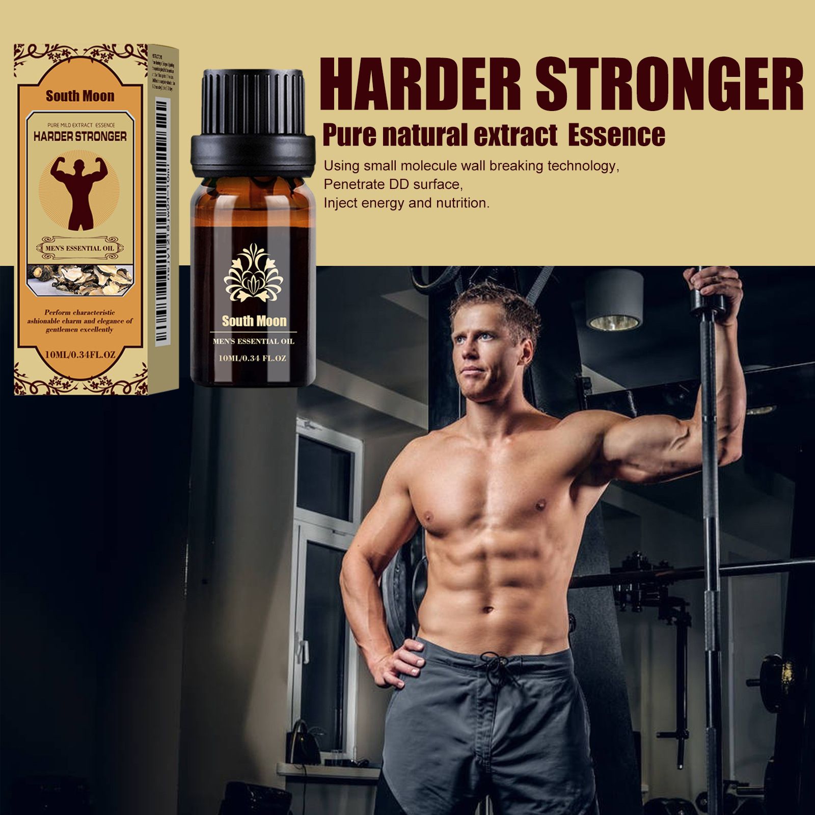 Men Health Massage Oil,Man Cock Massage Enlargement，Penis Thickening，Dick Larger，Phallus Thicker Longer Growth Stronger，Men's Genital Enhancement