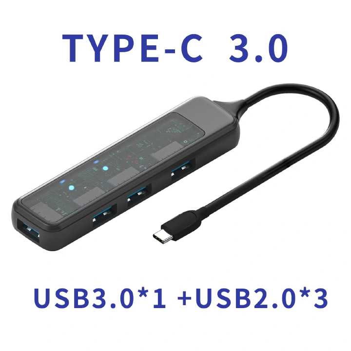 8/6/4in 1 USB HUBS Type-C Splitter To HDMI 4K Thunderbolt 3 Docking Station Laptop Adapter With PD SD TF RJ45 Card Reader PD Fast Charge for MacBook Laptop Computer