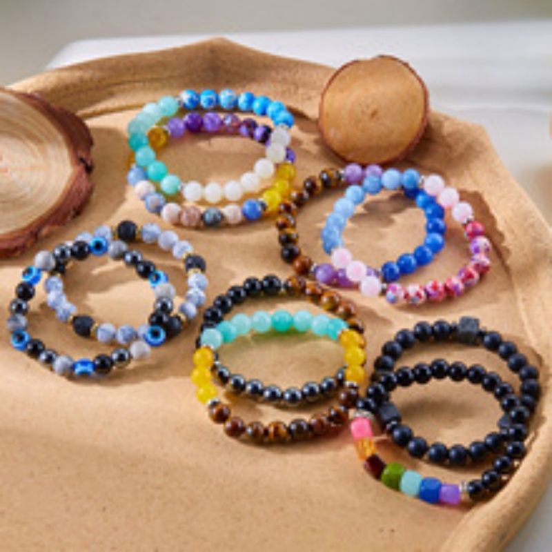 Eastern Traditional Culture Bracelets，Natural Stone Blessing Bracelets，Oriental Millennium Cultural Jewelry，Gathering And Blessing Of Natural Spiritual Energy，Men/Women Jewellery