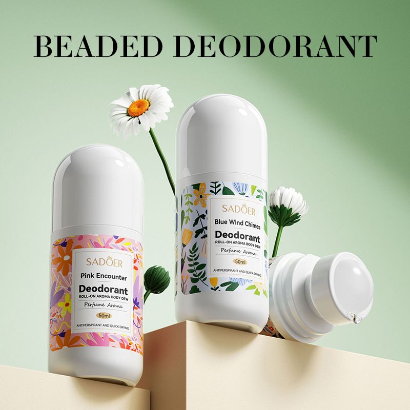 floral ladies perfume - women perfume deodorant antiperspirant roll-on | fresh cool 48h long lasting flower fragrance | romantic rose scent | deodorizing refresh fragrant charm confidence elegant
