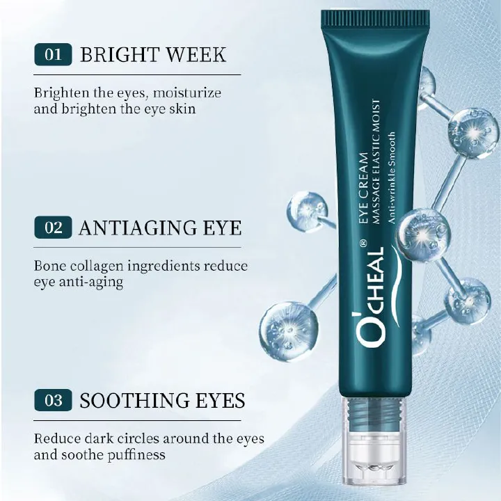 Ultra-Moisturising Eye Cream，Massage Elastic Moist，Anti-Wrinkle Smooth，Refines Skin Around Eyes，Fade Dark Circlessoothe Fine Eye Lines，Moist But Not Greasy Notlong Fat Granules