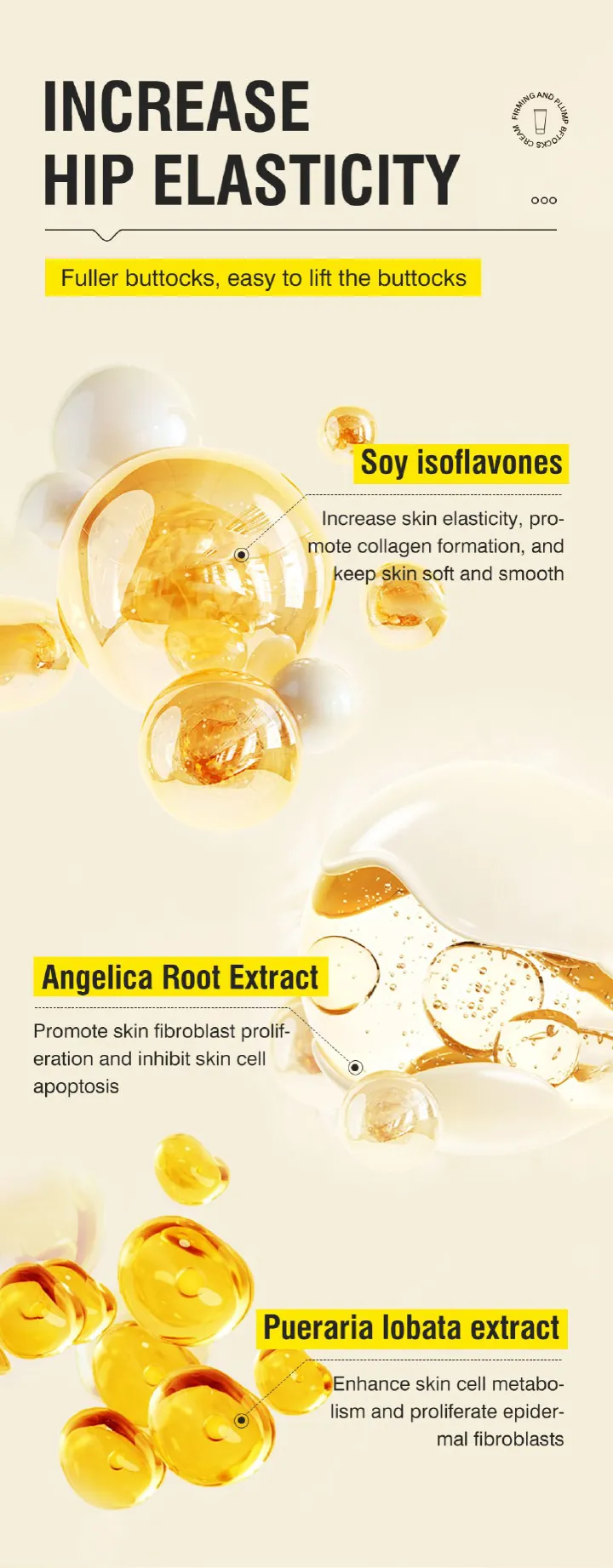 FIRMING AND PLUMP BUTTOCKS CREAM,Remove wrink leson buttocks,Lifting buttocks,Lifting elasticity,Tight line,beautiful hip,INCREASEHIP ELASTICITY,Fuller buttocks, easy to lift the buttocks