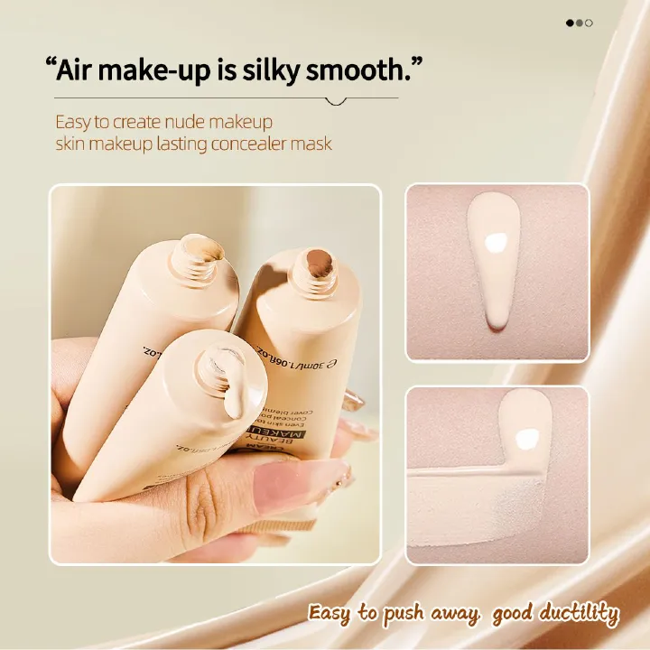 Concealer Bb Cream Cover Facial Blemishes Acne Pits Black Spots Lightweight Breathable Non Greasy Moisturizing Clear Waterproof Durabledo Not Take Off Makeup Natural Beauty Lock Makeup