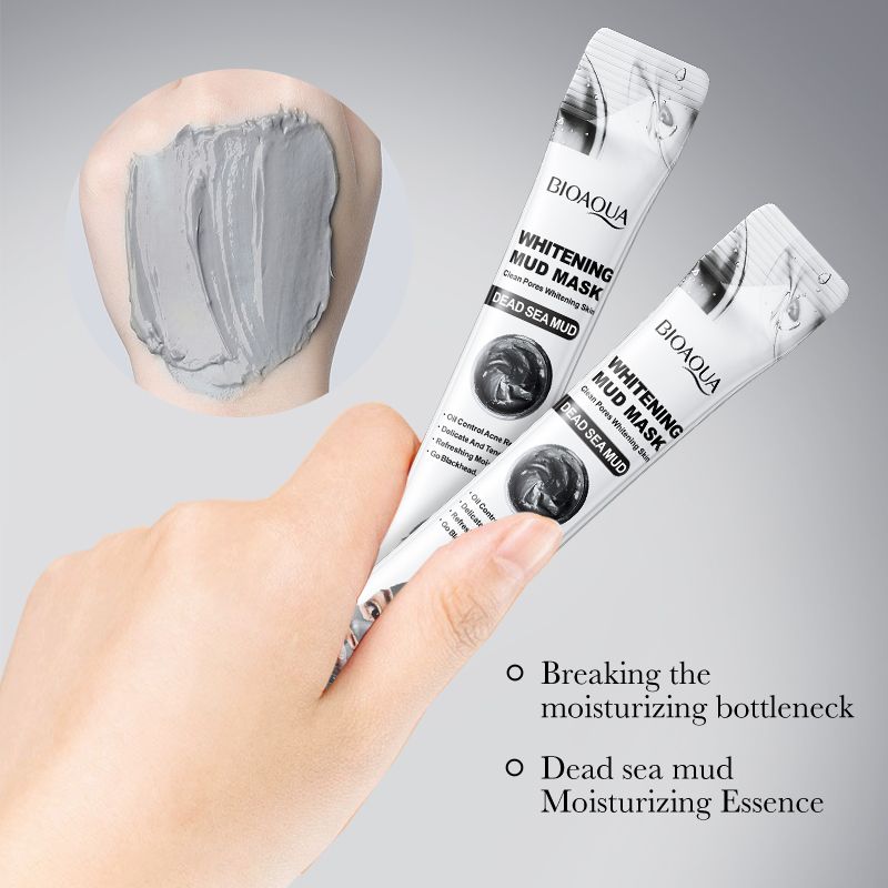 7PCS Deep Mineral Dead Sea Mud Whitening Mud Mask,Skin White Smooth,Absorb Blackheads & Acne, Penetrate Into Pores & Clean Thoroughly,Control Oil,improve Roughand Dark Skin,Smooth,tender & Soft