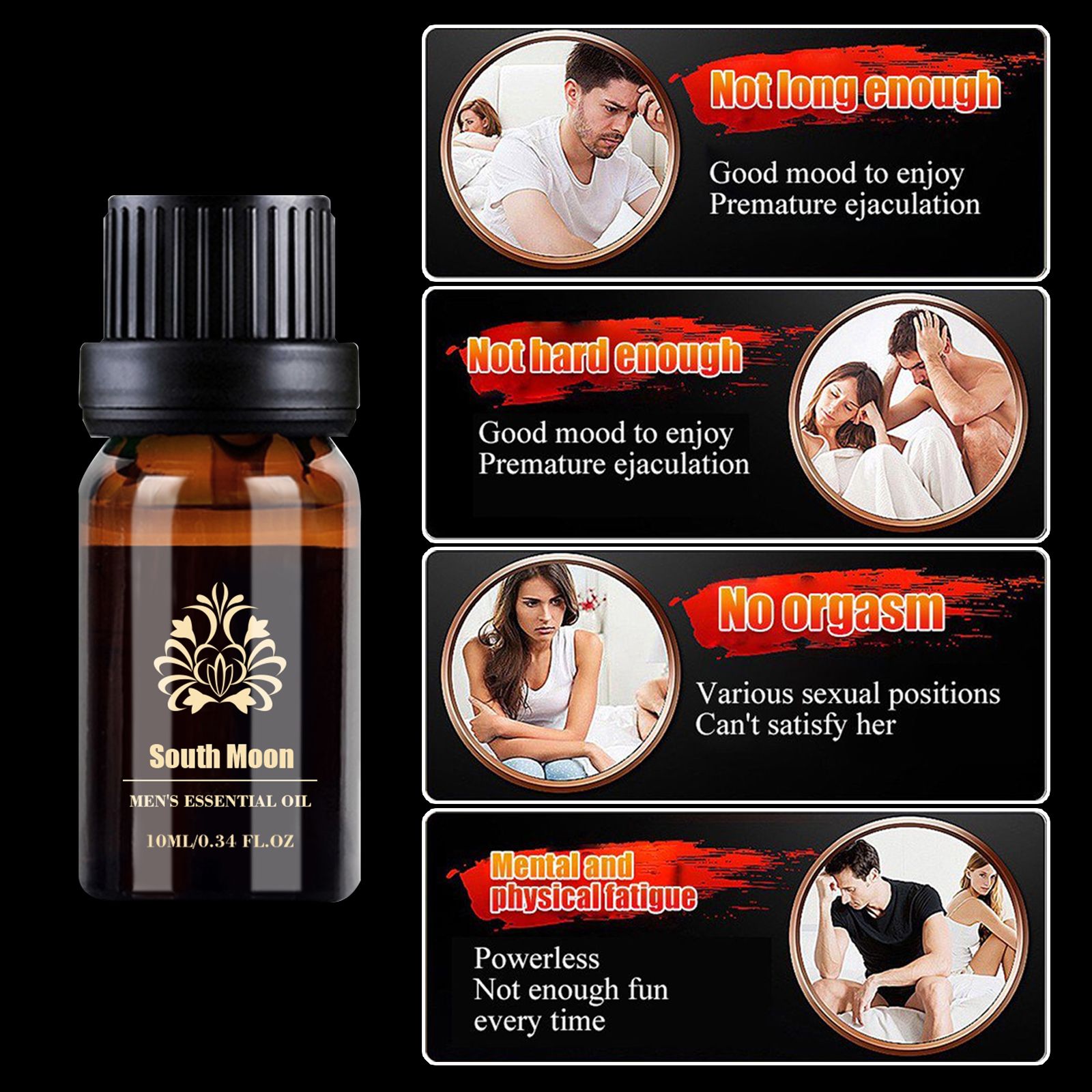 Men Health Massage Oil,Man Cock Massage Enlargement，Penis Thickening，Dick Larger，Phallus Thicker Longer Growth Stronger，Men's Genital Enhancement