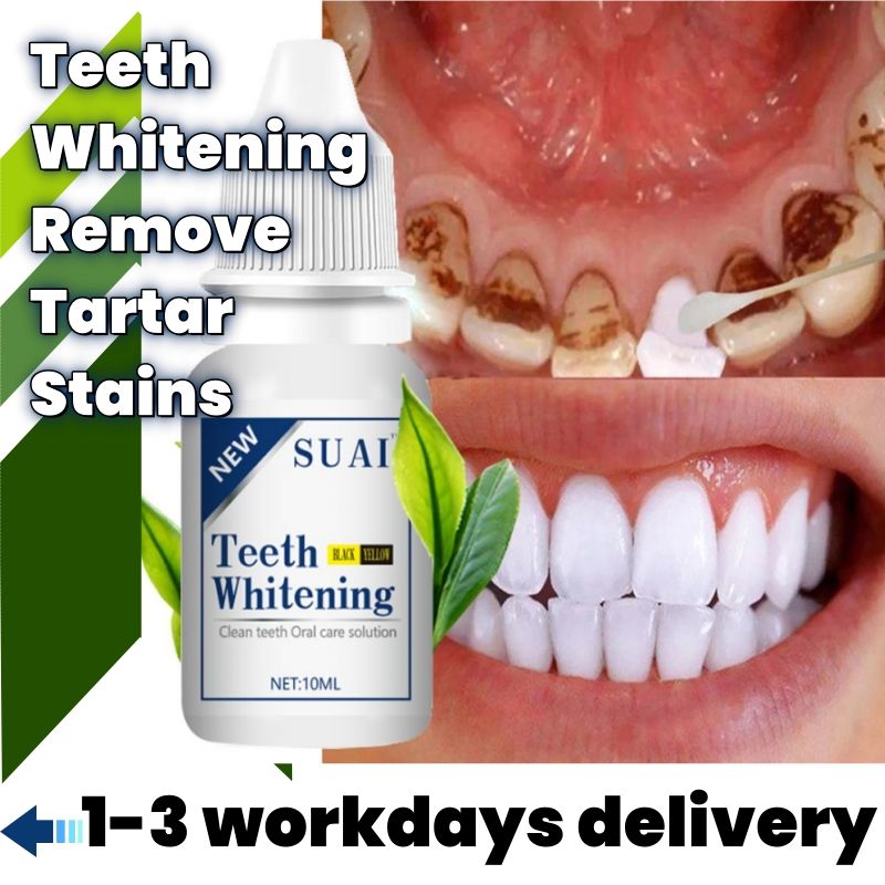 Quick and easy👍10ml Teeth Whitening Teeth Cleaning Mousse Mouthwash Toothpaste Remove Tartar Oral Health Stain Removal Freshen Breath Remove Plaque Stains Oral Odor Bright and tartar remover