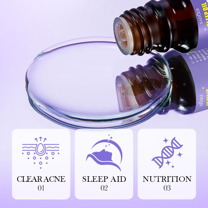 Lavender Massage Oil Improve Sleep Essential Oil Skin Care Oil Antiwrinkle Alleviate Fatigue Restore Vitality Insomnia Calm Aromatherapy Relax Remove Spot Stress Relief Brightening Reduce Acne