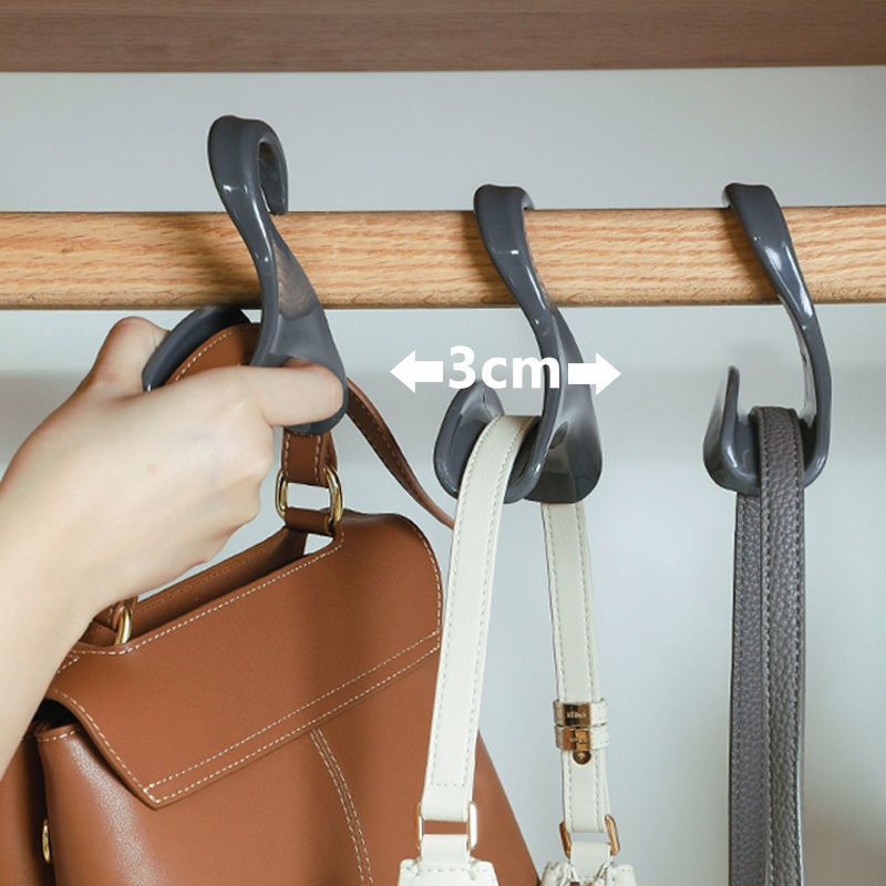 Multi-purpose Bag Hook Hanger Hook Plastics Hook Headphones Hook Headphones Hook Duckbill Cap Hook Hat Hook Scarf Hook Closet Organizer Hook Space Saving Hook Curved Shape Hook