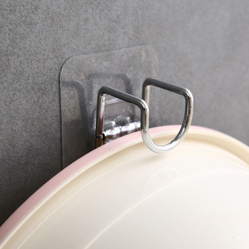 Basin Hook Stainless Steel Hook Bathroom Hook No Drill Basin Hanger  Hook Waterproof  Hook Adhesive  Hook Multi-basin Space Saving Heavy Duty Hook Strong Load-bearing Capacity Removable Hook