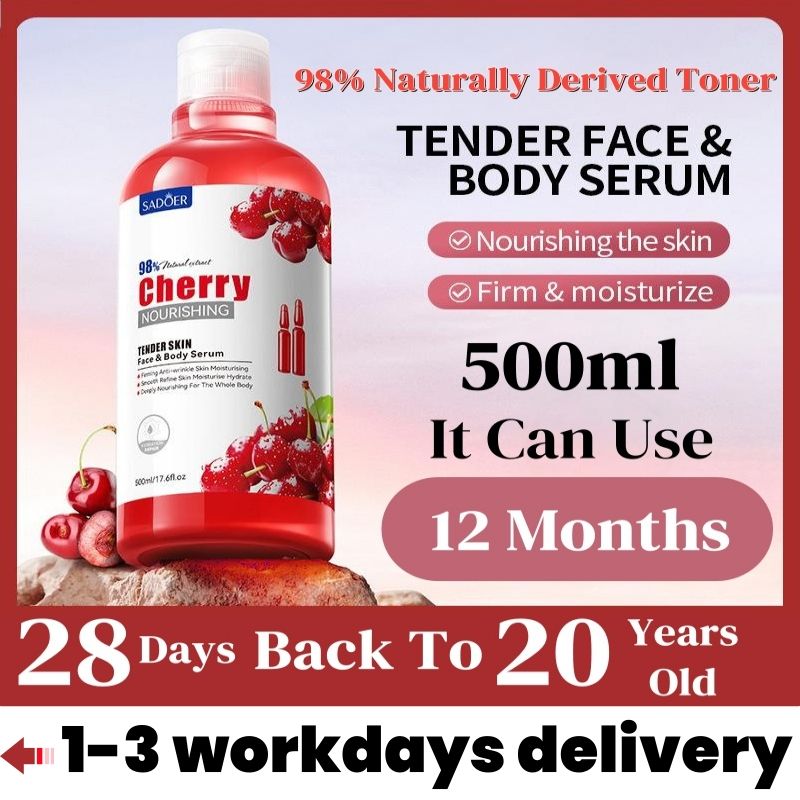 6PCS/ Free Get Gift 5pcs-Natural Plants Serum Sadoer Skin Care - Moisturize Hydrating Brightening Whitening Acne Treatment Firming Anti-wrinkle Nourish Anti-dark Repair Skin Salicylic Acid Niacinamide