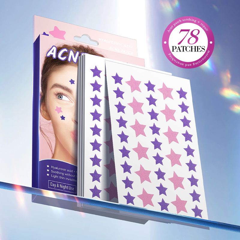 Free Get Gift 10pcs| SADOE 78pcs Acne Patch Acne Skin Care Product Acne Remover Acne Skin Care Acne Treatment Acne Removal Acne Control Cleanser Acne Cleanser Repair Acne Facial Skin Care Remove Acne