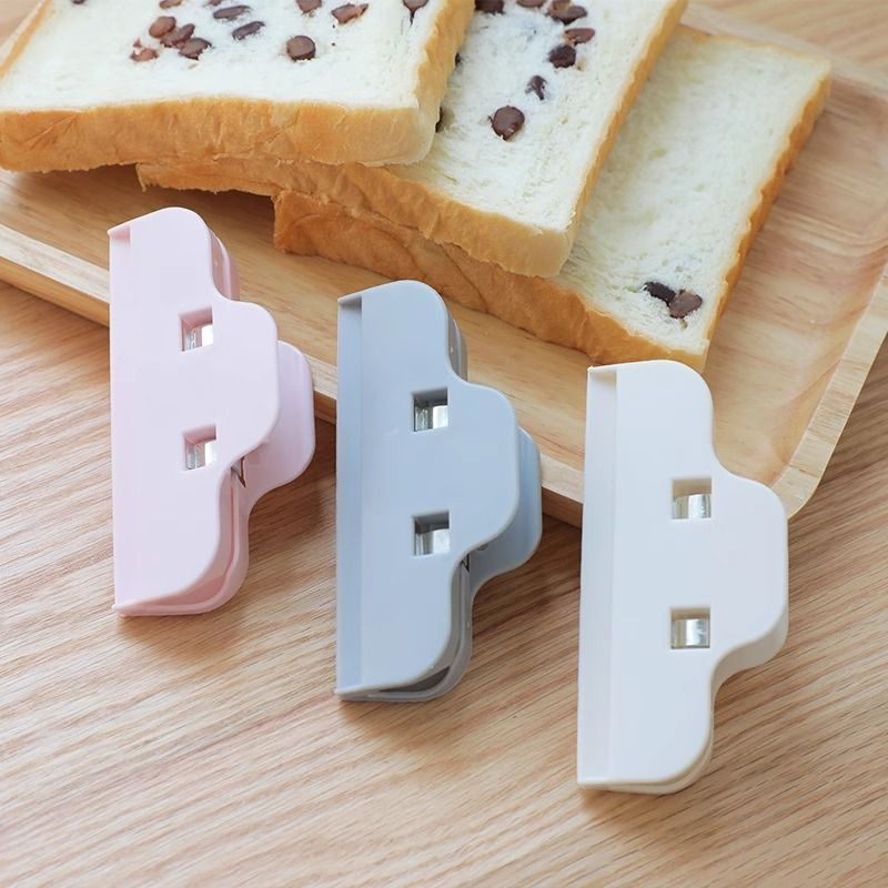 Reusable Food Packag Bag Seal Clips Dustproof Plastic Clip Moisture-proof Airtight Clamps Food Preservation Tools Kitchen Storage Cereal Chips Snack Milk Flour Cookie Sealing Condiment Packet Sealing