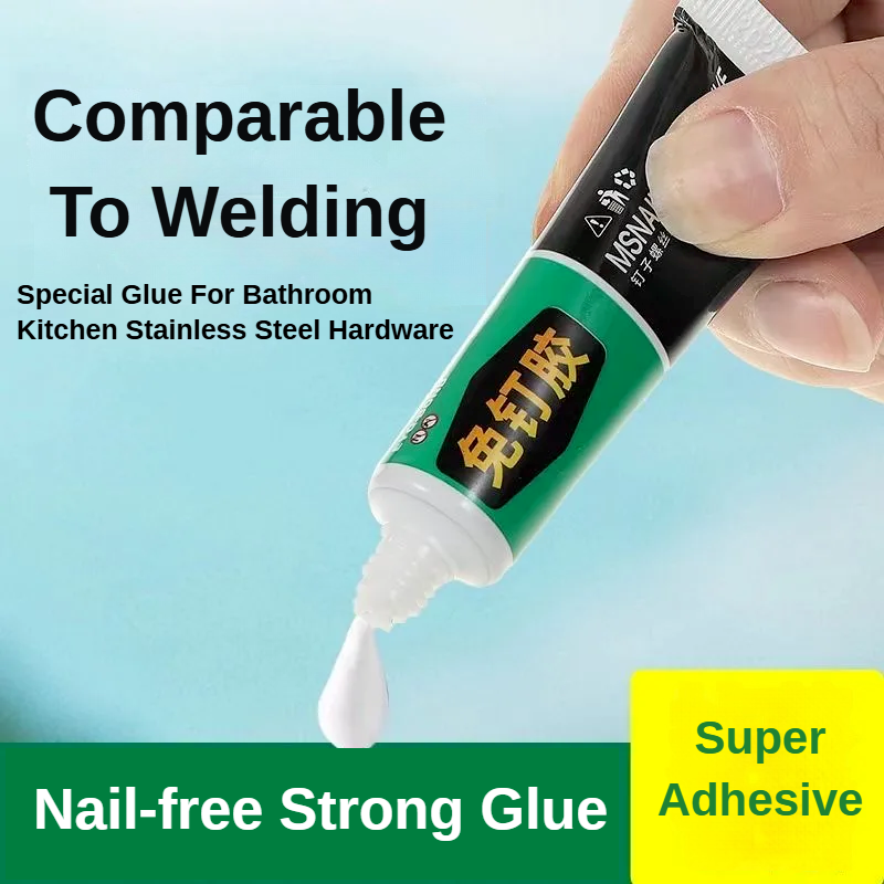 Best No Nail Glue For Heavy Items Heavy Duty Waterproof Adhesive No Drill Wall Instant Bond Adhesive Adhesive For Home Decor Bathroom Adhesive For Tiles Strong Adhesive For Home