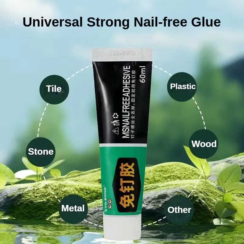 Best No Nail Glue For Heavy Items Heavy Duty Waterproof Adhesive No Drill Wall Instant Bond Adhesive Adhesive For Home Decor Bathroom Adhesive For Tiles Strong Adhesive For Home