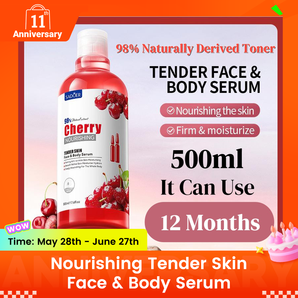 6PCS/ Free Get Gift 5pcs-Natural Plants Serum Sadoer Skin Care - Moisturize Hydrating Brightening Whitening Acne Treatment Firming Anti-wrinkle Nourish Anti-dark Repair Skin Salicylic Acid Niacinamide