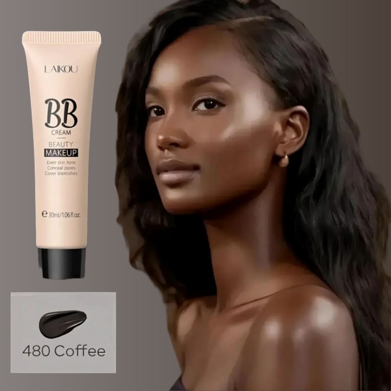 24H Flawless BB Cream-Natural Makeup Effect Sweat-Proof  Full Coverage Moisturizing Clear Uniform Color Brightening Water Concealer Durabledo Not Take Off Makeup Natural Beauty Smooth Lock Makeup