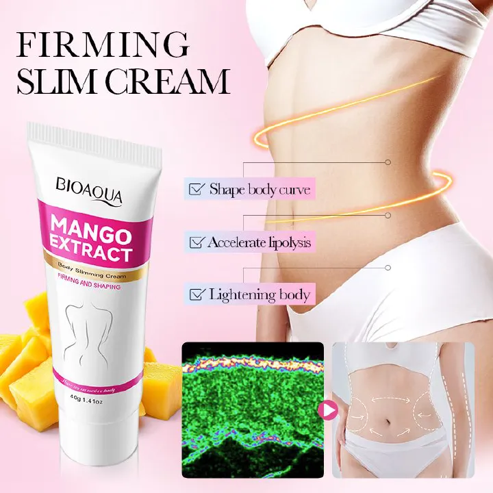 BIOAOUA Mango extract body slimming cream Burning Cream Fat Removal Cream Natural Plant Extract Burning Weight Loss Body Shaping Effective Remove Fat for Belly Fat Thighs Hips Anti-Cellulite Treatment