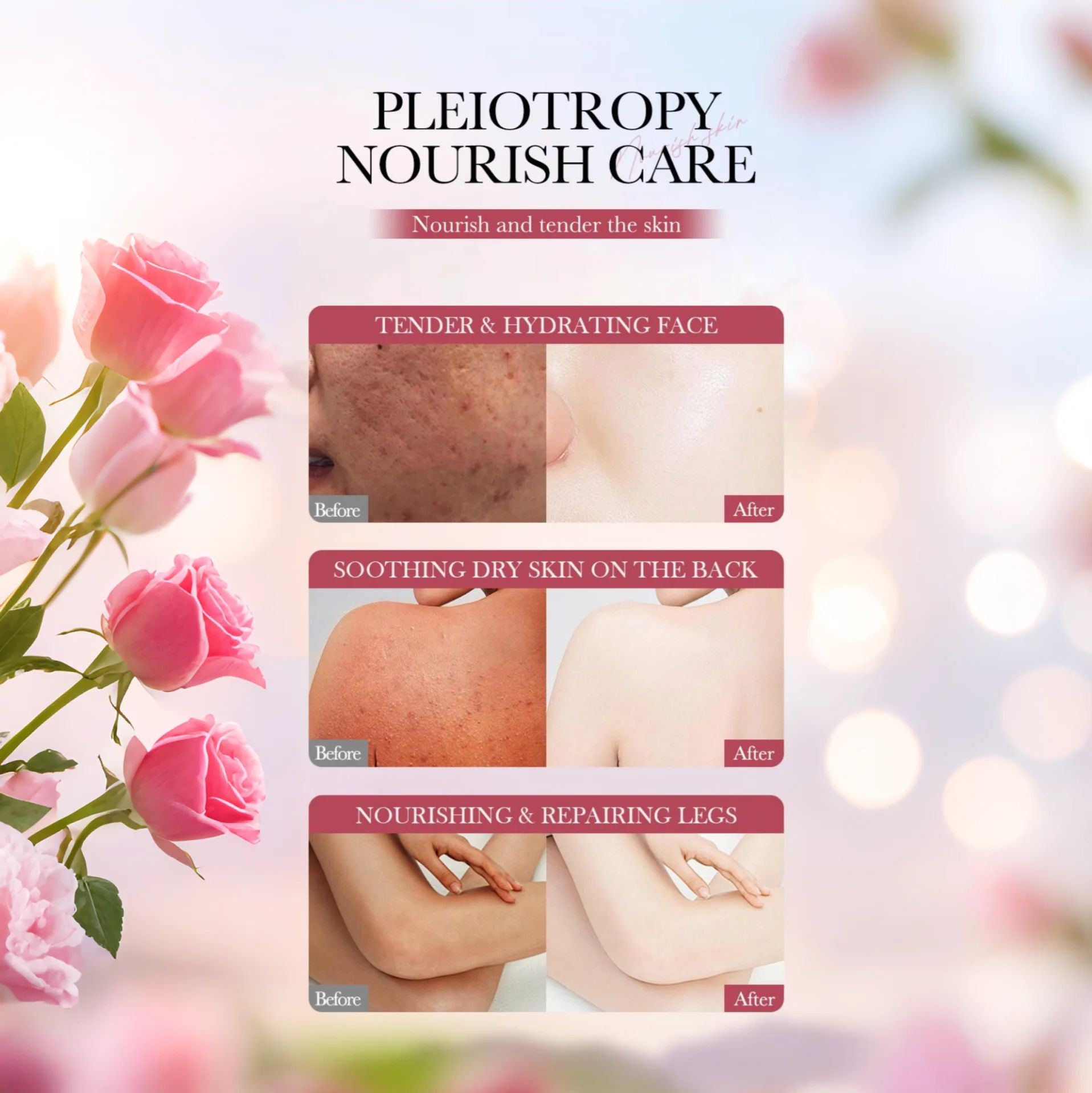 6PCS/ Free Get Gift 5pcs-Natural Plants Serum Sadoer Skin Care - Moisturize Hydrating Brightening Whitening Acne Treatment Firming Anti-wrinkle Nourish Anti-dark Repair Skin Salicylic Acid Niacinamide