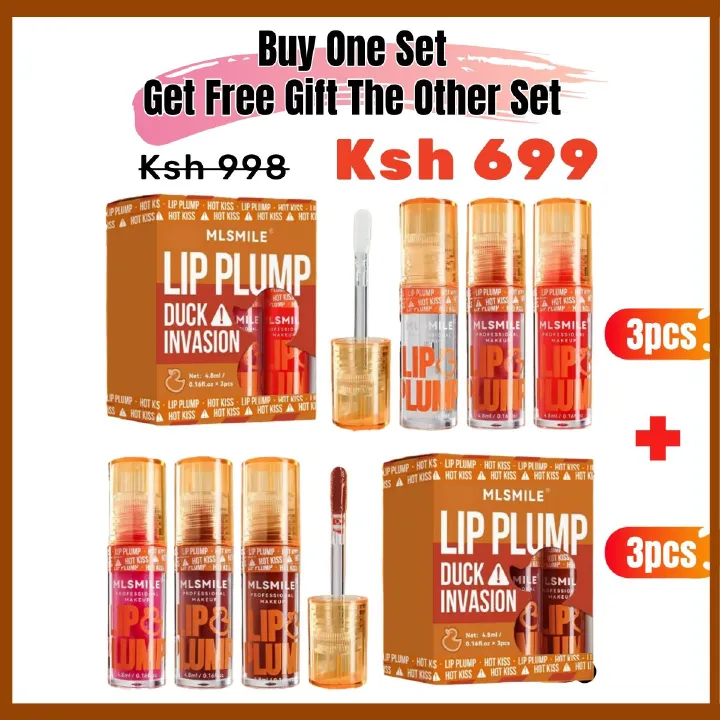 (3 pcs * 2 sets) Special Offer Hydrating Lip Glow Oil, Plumping Lip Gloss, Moisturizing Lip Oil Gloss,  Transparent Moisturizing Lip Balm, Natural Lip Plumper, Make Lips Fuller and Moisturizing C43C03