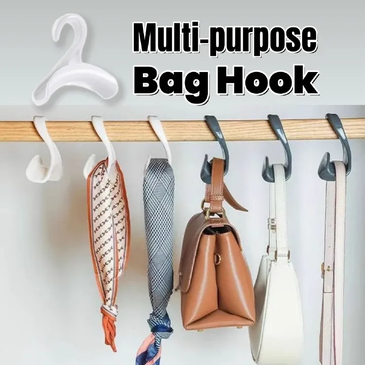 Multi-purpose Bag Hook Hanger Hook Plastics Hook Headphones Hook Headphones Hook Duckbill Cap Hook Hat Hook Scarf Hook Closet Organizer Hook Space Saving Hook Curved Shape Hook