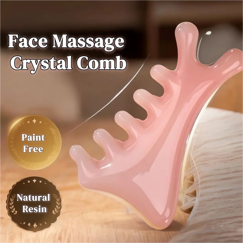 SADOER Face Slimming Essential Oil Skin Care Set Slim Facial Double Chin Jawline V-shaped Face Natural Firming Contouring Serum Anti-Bloating Puffiness Reduction Multi Functional Massage Comb