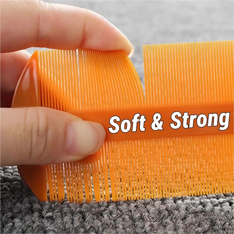 2-Pack Lice & Dandruff Comb Set Traditional Chinese Lice Comb Double-Side Fine Teeth Chemical-Free Lice Removal Safe Stop Itching Dandruff & Head Lice Removal Itch Relief & Scalp Care Children