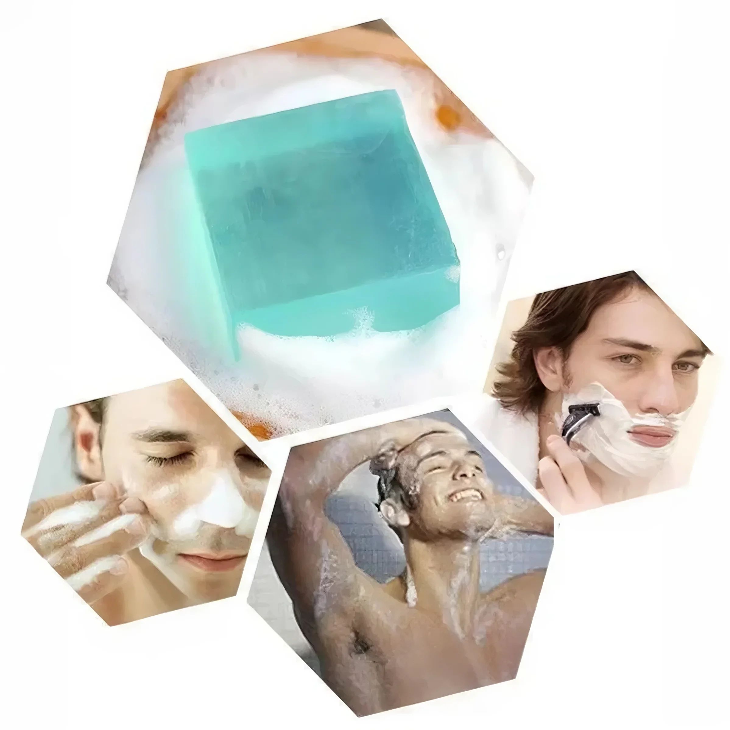 （6pcs+3pcs）cologne Soap Set Perfume Soap Wash Face Soap Wash Body Soap Man Soap Men Soap Fresh Refreshing Clears Pores Srink Pores Remove Acnes Free Gift Soap Bag Rich Lather No Waste Of Soap