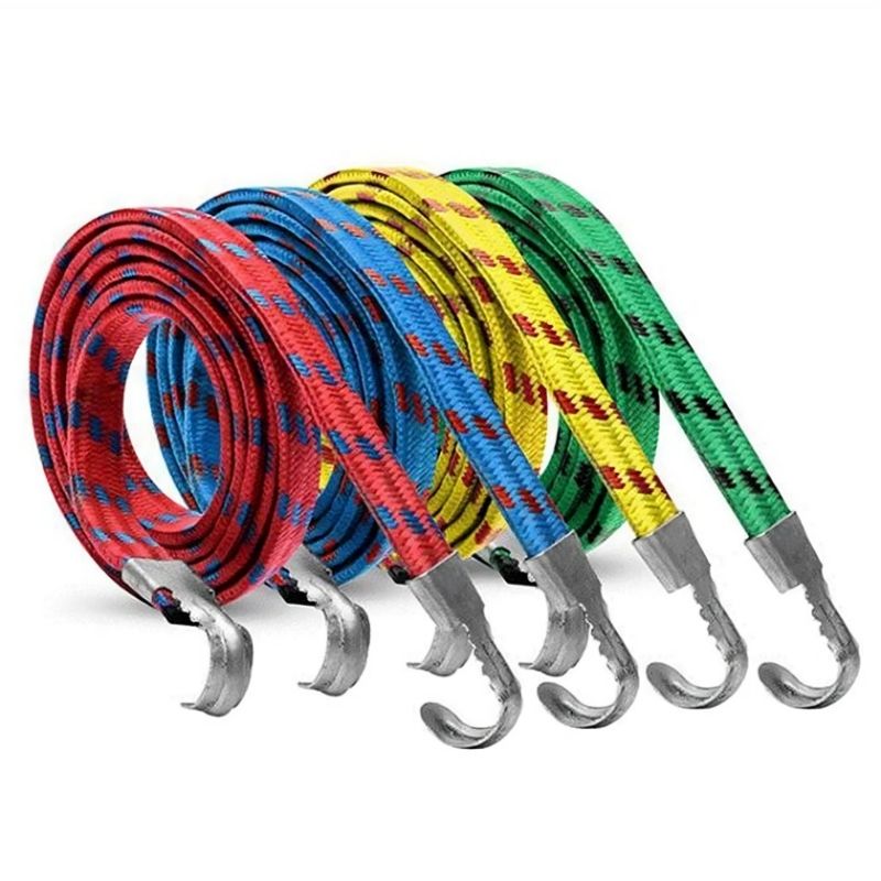 Motorcycle Transport Goods Heavy Duty Elastic Rope 1.5m Super Strong Cargo Tie Down , Bicycle, Car ,Cart, & Trailer Lashing Straps Essential Logistics & Delivery Accessories Truck & Boda Tie Downs