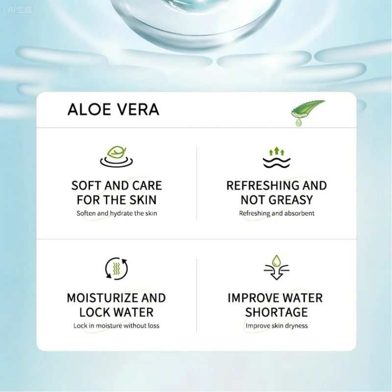 SADOER Skin Care Sst Silky Rejuvenation Exfoliator Gel Aloe Vera Pore Unclogging Gel Moisturize Acne Brighten Tone Tightens Pores Deep Cleansing Dead Skin Natural Skin Repair Makeup Residue Removal