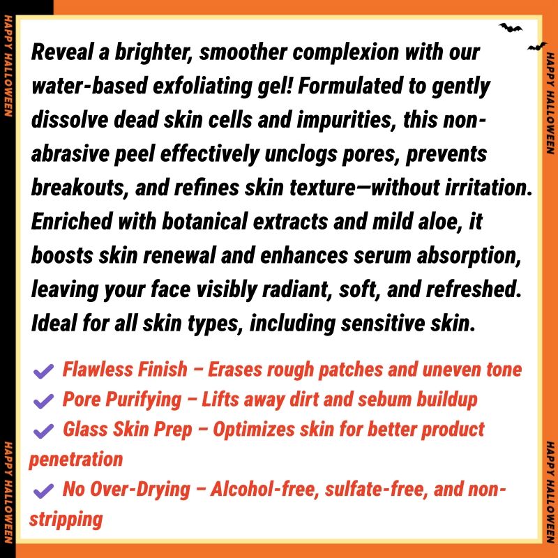 SADOER Skin Care Sst Silky Rejuvenation Exfoliator Gel Aloe Vera Pore Unclogging Gel Moisturize Acne Brighten Tone Tightens Pores Deep Cleansing Dead Skin Natural Skin Repair Makeup Residue Removal
