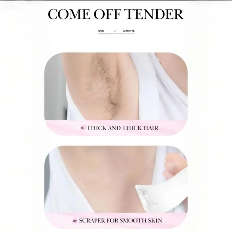 SADOER Depilatory Cream Women & Men Hair Remover Cream Legs Underarms Skin Care Set Alkaline Thioglycolate-Based Fast Acting Painless Prevents Ingrown Hairs Smooth Skin 100% Natural Ingredients