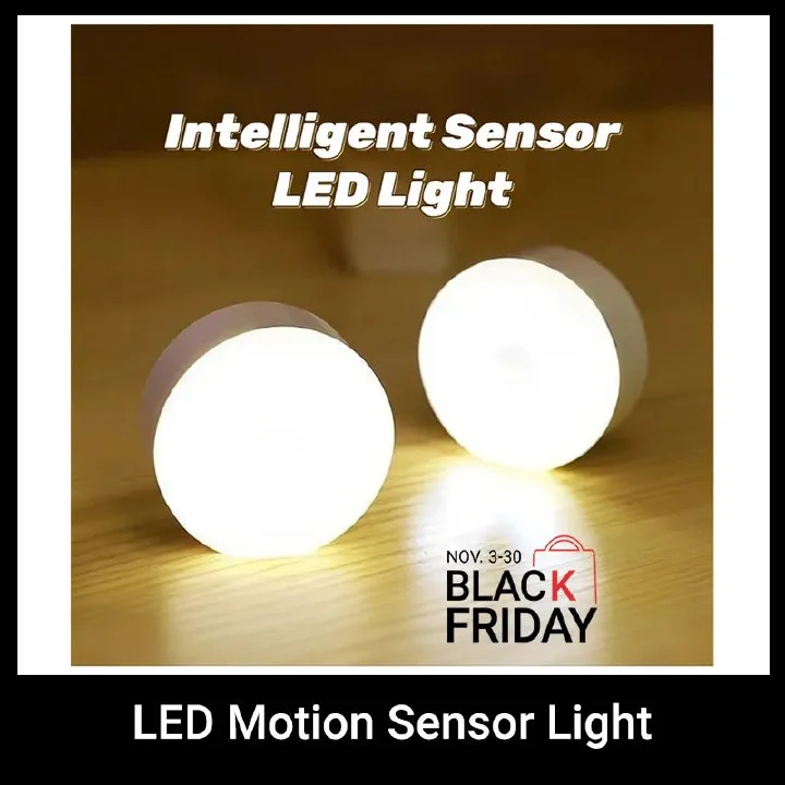 LED Motion Sensor Light - Induction Night Wall Lamp | USB Charging Wireless Smart Light| Bedroom Cabinet Stairs Hallway Bathroom Kitchen Parlor Closet Wardrobe Entrance Ceiling Walls