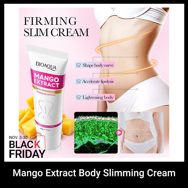BIOAOUA Mango extract body slimming cream Burning Cream Fat Removal Cream Natural Plant Extract Burning Weight Loss Body Shaping Effective Remove Fat for Belly Fat Thighs Hips Anti-Cellulite Treatment
