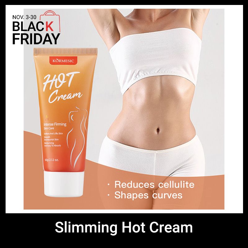 Slimming Hot Cream Lose Weight Management Fat Burning Body Shaping Thigh & Belly Fat Fast Acting Weight Loss Cellulite Treatment Natural Extract Firming Cream