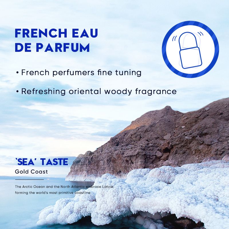 2pcs SADOER 2in1 men's perfume man deodorant stop sweating bead fluid- fresh cool sports perfume | cool ocean scent | oriental fragrance 48H long lasting anti sweat deodorizing refresh fragrant charm