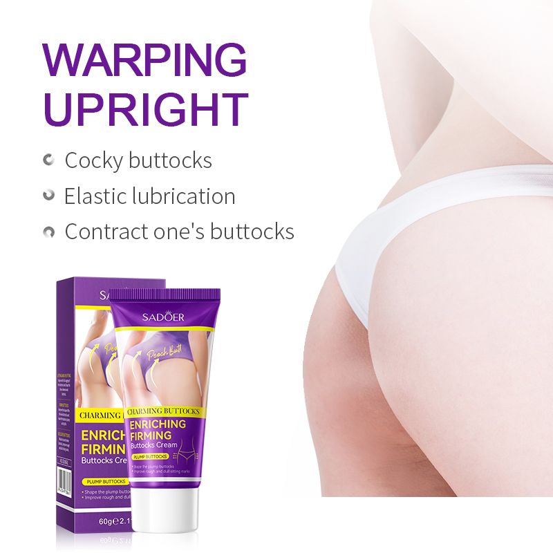 SADOER Plump Tight Hip Cream Butt & Hip Enlargement Oil Hip Lift Gel Buttock Enhancement Cream Lift Firm Hip Plump Buttock Tighten Sagging Skin Boost Elasticity Up Ass Oil Big Butt Booster Cream