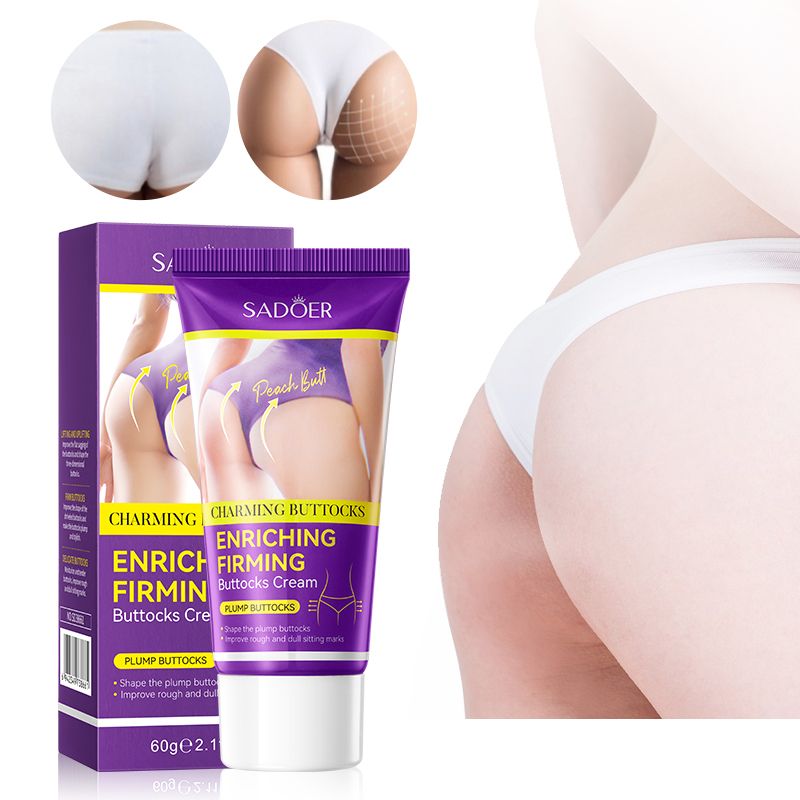 SADOER Plump Tight Hip Cream Butt & Hip Enlargement Oil Hip Lift Gel Buttock Enhancement Cream Lift Firm Hip Plump Buttock Tighten Sagging Skin Boost Elasticity Up Ass Oil Big Butt Booster Cream