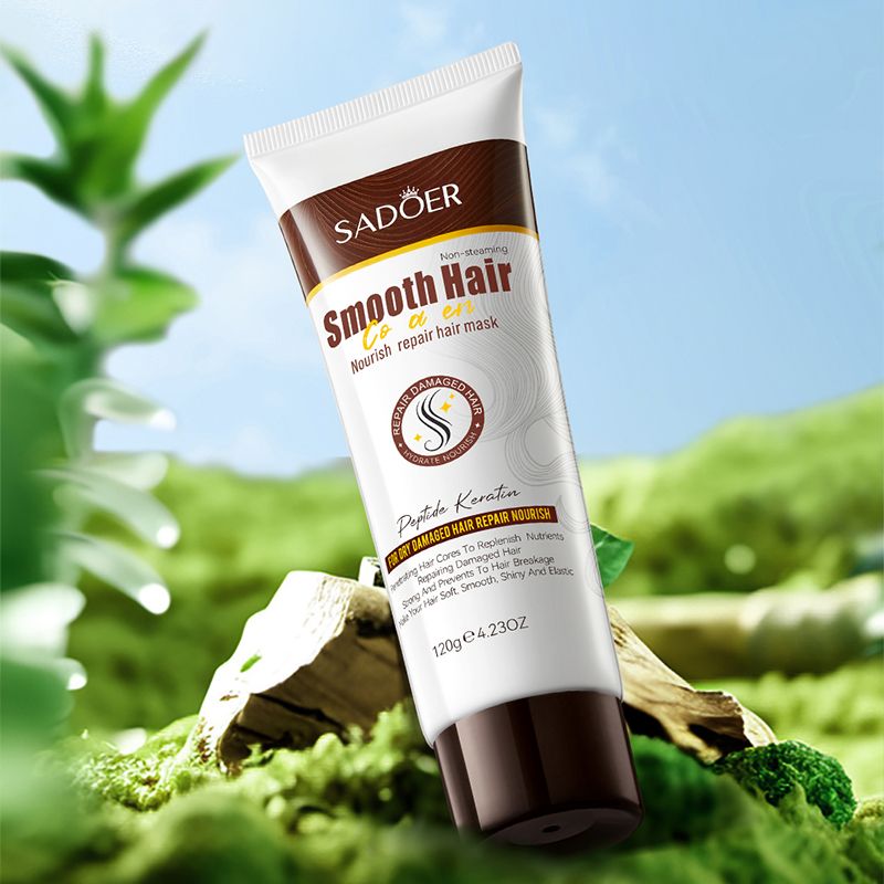 SADOER Hair Care Hair Oil Hair Mask Strong Healthy Smooth Hair Well-oiled Thick With No Breakage Never Gets Tangled Easy To Comb No Split Ends Or Dryness