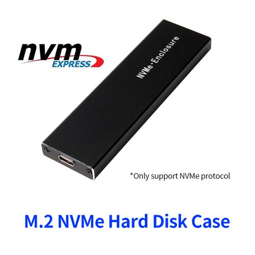 M.2 NVMe SSD Case NVME SSD Enclosure Type-C Interface M.2