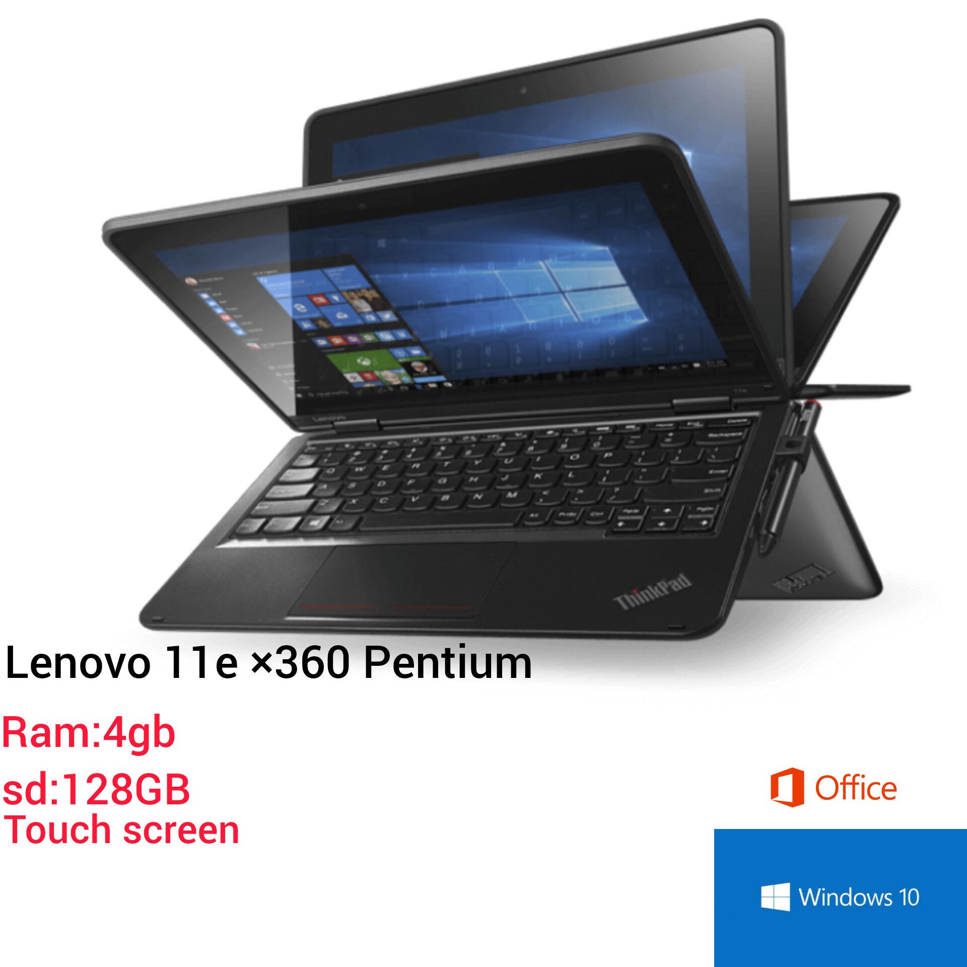 Lenovo Refurbished ThinkPad Yoga 11e X360 Intel -Touchscreen- 11.6"- 4GB RAM - SSD 128GB
