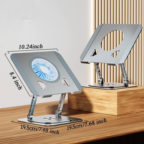 (special offer !!!!)Universal 360° Rotating Ergo Gaming Laptop Stand With Fan