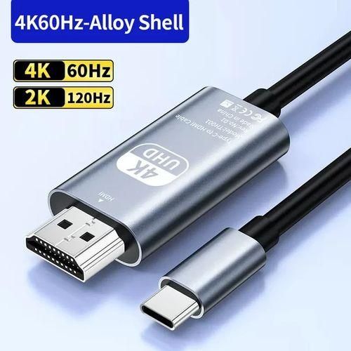 USB Type C to HDMI Adapter Converter for Laptop Smartphone and Tablet, 4K Video Output, Plug and Play Display Adapter for Presentations