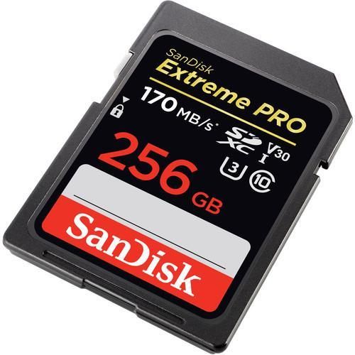 256GB Extreme Pro SD Memory Card UHS-I UHS-II, Up to 300MB/s Read and 260MB/s Write Speed, 4K 8K Ready for Cameras