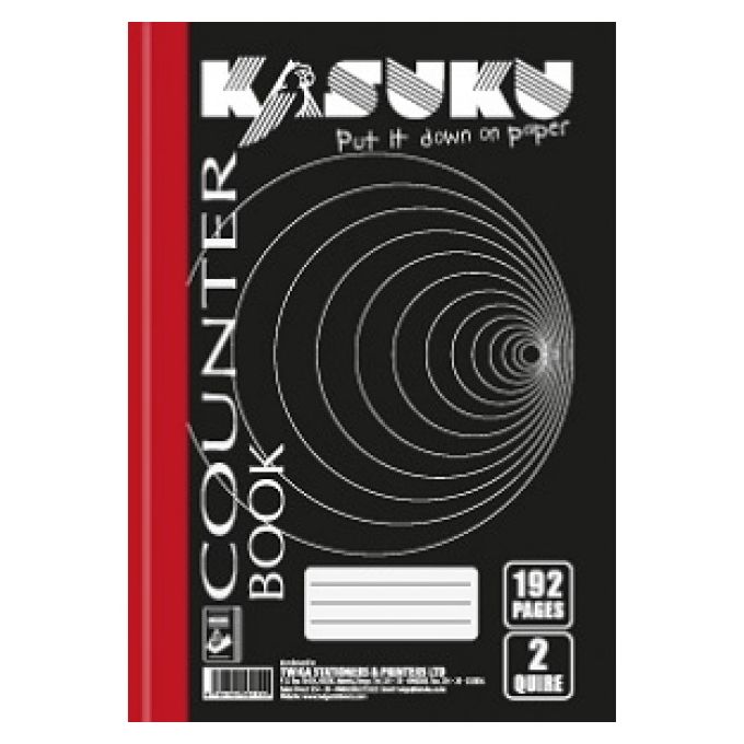 Kasuku Counter Book A4 2 Quire