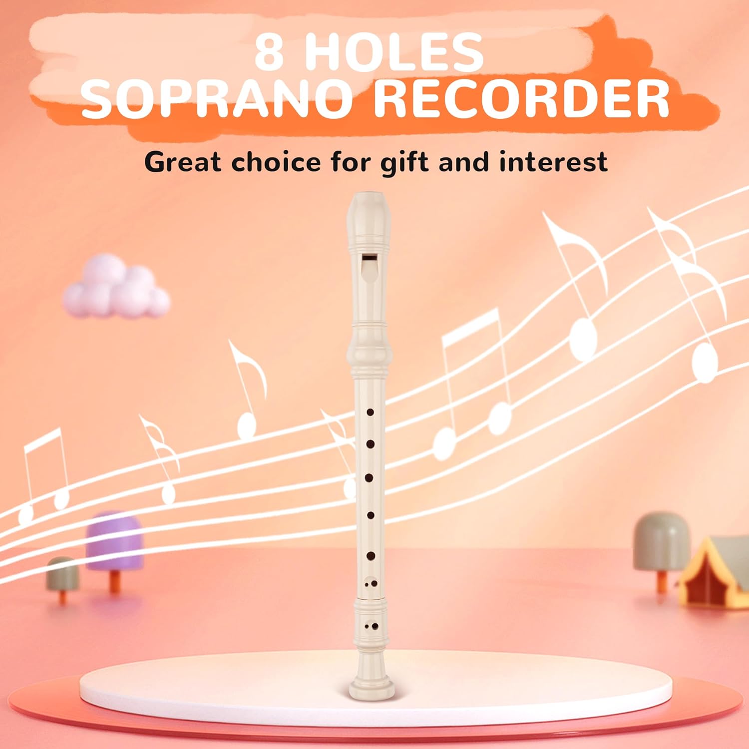 Music Flute with Cleaning Rod for School Student and Home Entertainment