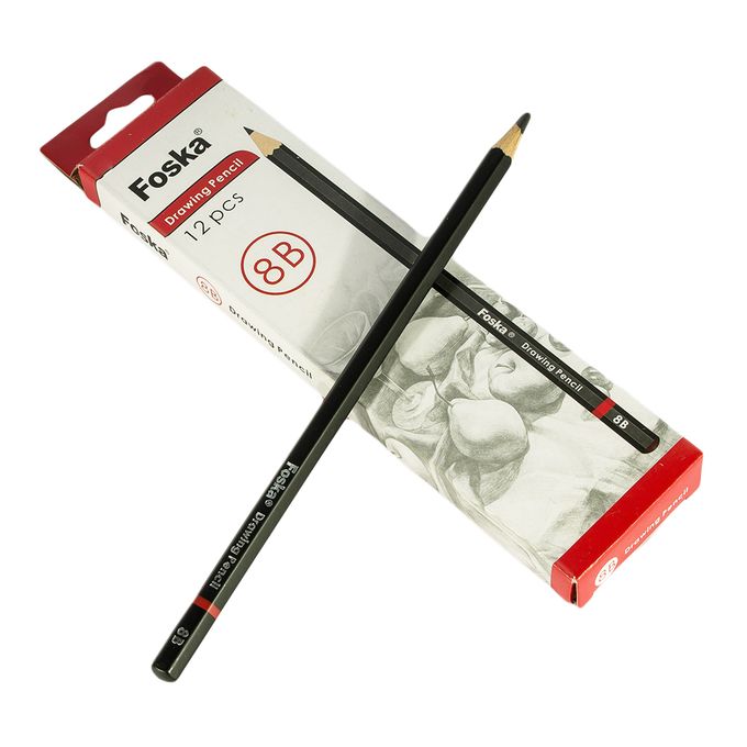 (12 Pieces) 8B Drawing Pencils