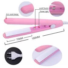 Professional Hair Straighteners Flat Iron Specially Designed for Teen MultiColor Mini Hair Straightener Mini Hair Straightener Ceramic Plates Fast Heat up Hair Straightener