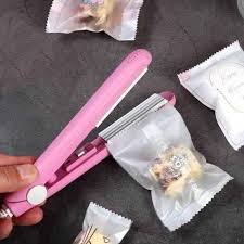 Portable Heat Sealer Mini Sealing Machine for Food Storage Vacuum Bag, Chip, Plastic, Snack Bags, Package Home Closer Storage Tool